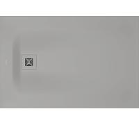 Duravit Sustano - Receveur de douche 120x80 cm, DuraSolid, gris mat 720276630000000