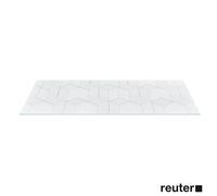 Duravit Tablette en verre pour console métallique de lavabo DuraSquare, 0099708200,