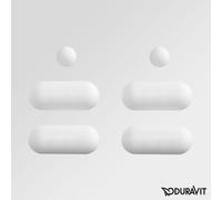 Duravit Tampons pour abattant WC, 1001770000,