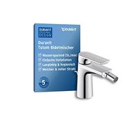 Duravit Mitigeur bidet Tulum TU2400001010 avec tirette garniture de vidange , saillie 126mm, chromé