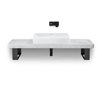Duravit Tulum by Starck Mitigeur monocommande de lavabo encastré, Robinet lavabo, lavabo salle de bain, Robinet salle bain, Robinet baignoire, Robinet, robinetterie, Noir mat