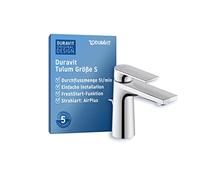 Duravit Tulum - Mitigeur de lavabo avec vidage, chrome TU1010001010