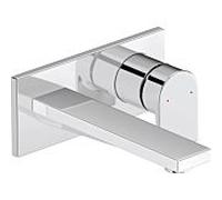 Duravit Tulum encastré mitigeur lavabo TU1070004010 projection 155mm, chromé , kit de montage final