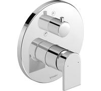 Duravit Tulum mitigeur de baignoire, encastré, rosace ronde, avec combiné de sécurité, TU5210018010