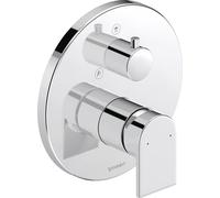 Duravit Tulum mitigeur de douche encastré, rosace ronde, avec inverseur, TU4210012010, Couleur: chrome
