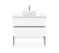 Duravit Mitigeur lavabo Tulum TU1040002010 - sans tirant, saillie 155 mm, chromé