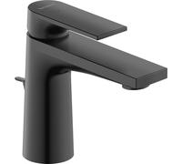Duravit Tulum Mitigeur monocommandé pour lavabo S FreshStart, saillie 110mm, avec tirette garniture d'écoulement, TU1011001046, Couleur: Noir Mat