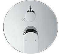 Duravit Tulum set de finition TU5210012010 mitigeur bain encastré, avec inverseur, chromé