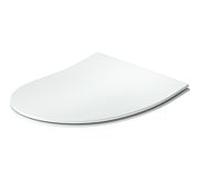 Duravit Duravit Abattant WC en D avec frein de chute, 42,1 cm, uni, blanc Quantité:1