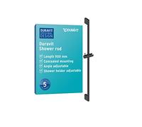 barre de douche Duravit UV0600004046 900 mm, noir mat