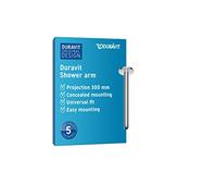 DURAVIT Bras de douche montage plafond 30 cm - Chromé