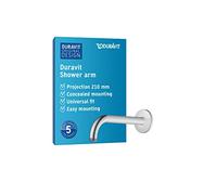 Duravit Bras de douche UV0670027010 montage mural 210 mm rosace ronde chromé