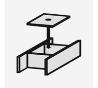 Duravit Universal Compartiment intérieur avec couvercle, UV984500000,