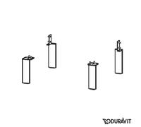 Duravit Universal Pieds pour meuble sous-lavabo, UV999200000,