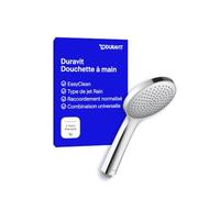 Duravit Douchette à main UV0650013046 - 1 jet, 245 mm, 15 l/min, raccord G 1/2 - Noir mat