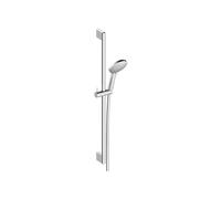 Duravit Universal set de douche, Pommeau de Douche avec 3 types de jets (Rain, Intense Rain, Soft Rain), à économie d'eau, barre de douche variable (700 mm), Tuyau de douche (1600 mm), Chromé