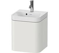 Duravit vasque à poser Happy D.2 Plus HP4340O39390000 40x36cm, porte 2000 , charnière à gauche, avec trou pour robinetterie, nordic blanc