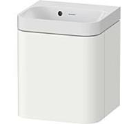 Duravit vasque à poser Happy D.2 Plus HP4344N36360000 40x36cm, porte 2000 , charnière à droite, sans trou pour robinet, blanc