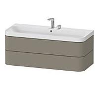 Duravit Happy D.2 Meuble avec vasque, 2 tiroirs, HP4349E92920000, c-shaped