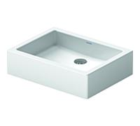 Duravit lavabo à poser Vero 04555000001 50 x 38 cm, blanc avec WonderGliss, poli