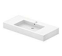 Duravit vasque Duravit Vero , 105 x 49 cm blanc, avec trou pour robinetterie, pour console en métal