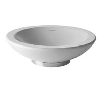 Duravit vasque supérieure Bagnella 48cm, sans trop-plein, 0451480000, Couleur: Blanc