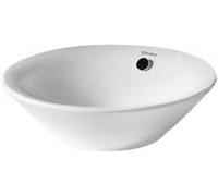 Duravit Starck 1 poser sur meuble 0408530000 Ø 53 cm, blanc, avec trop-plein, sans trou pour robinet