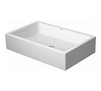 Duravit Vero Air - Vasque 60x38 cm, sans trop-plein, sans trou de robinetterie, WonderGliss, blanc 23516000001