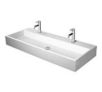 Duravit Vero Air meubles bassin 23501200431 Wondergliss blanc, 120x47cm, o de trop - plein., 2 trous taraudés