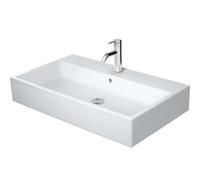 Duravit - Lavabo Vero Air 2350800000, 80x47 cm rectangulaire, blanc brillant, 1 trou, trop-plein