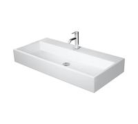 Duravit Lavabo Vero Air 100x47 cm rectangulaire avec 1 trou pour robinet rectifié Blanc 2350100071