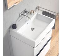 Duravit Vero Air - Lavabo 60x47 cm, avec trop-plein, sans trou de robinetterie, blanc 2350600060