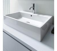 Duravit Vero Air lavabo pour meuble sablé 2350700027 70 x 47 cm, blanc , avec trou pour robinetterie, avec trop-plein, avec trou pour robinetterie banc