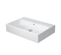 Duravit Vero Air - Meuble lavabo 70x47 cm, avec trop-plein, sans trou de robinetterie, blanc 2350700028