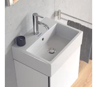 Duravit Vero Air meuble lavabo 0724450027 blanc, 45x35cm, avec trou pour robinetterie et trop-plein