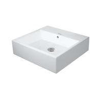 Duravit Vero Air - Lave-mains 45x35 cm, avec trop-plein, sans trou pour robinetterie, WonderGliss, blanc 07244500601