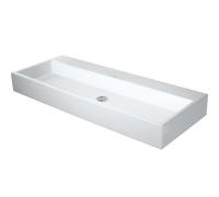 Duravit Vero Air - Meuble-lavabo double 120x47 cm, sans trop-plein, sans trou pour robinetterie, blanc 2350120079