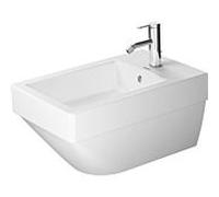 Duravit Vero Air - Bidet suspendu 370x570 mm, avec trop-plein, trou pour robinetterie, WonderGliss, blanc 22741500001