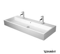 Duravit Vero Air lavabo 2350120026 blanc , 120x47cm, 2 trous pour robinetterie, rectifié