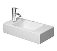Duravit Vero Air vasque pour meuble 0724500009 50 x 25 cm, sans trop-plein, avec plage de robinetterie, trou pour robinetterie à gauche, blanc