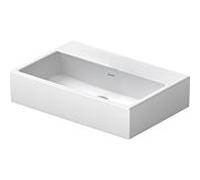 Duravit Vero Air vasque pour meuble 2368600070 60x40cm, sans trou pour robinet, avec plage de robinetterie, sans trop-plein, blanc