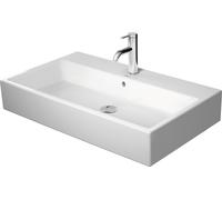 Duravit Vero Cuvette de lavage d'air 80x47cm, avec trop-plein, avec table de robinetterie, 1 trou de robinet, rectifié, 2350800027, Couleur: Blanc