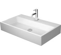 Duravit Vero Cuvette de lavage d'air 80x47cm, sans trop-plein, avec table de robinetterie, 1 trou de robinet, rectifié, 2350800071, Couleur: Blanc