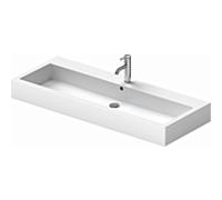 Duravit lavabo Vero 1200mm avec trop-plein, avec plage de robinetterie, 1 trou pour robinetterie, 0454120000, Couleur: Blanc