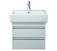 Duravit Vero lavabo 60x47 cm rectangulaire de meuble blanc brillant 0454600000