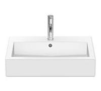 Duravit Vero lavabo 60x47 cm rectangulaire classique-de meuble blanc brillant 0454600027