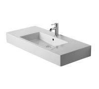 Duravit Vero - Lavabo 105x49 cm, avec un trou pour robinetterie, blanc alpin 0329100000