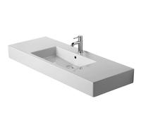 Duravit Lavabo Vero 125 x 49 cm rectangulaire de meuble blanc brillant 0329120000