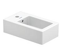 Duravit Vero - Lave-mains 45x25 cm, avec un trou pour robinet, avec WonderGliss, blanc 07022500001