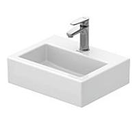 Duravit Vero Med meuble lave-mains 0704450041 45x35cm, avec trou pour robinetterie, sans trop-plein, avec banc pour robinetterie, blanc